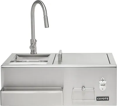 Front view of the Coyote C3RC outdoor refreshment center 