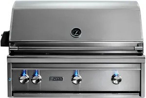Front view of the Lynx Professional L36TR-LP grill
