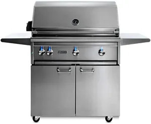 Front view of the Lynx Professional L36TRF-LP grill 