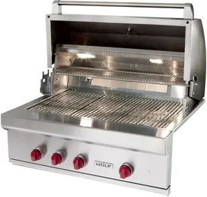 Credit: Wolf Front view of the Wolf OG42-LP grill