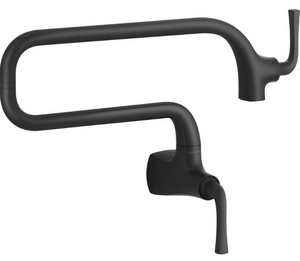 Close view of the Kohler Graze® Wall-mount pot filler
