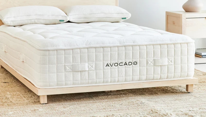 organic mattress with pillows