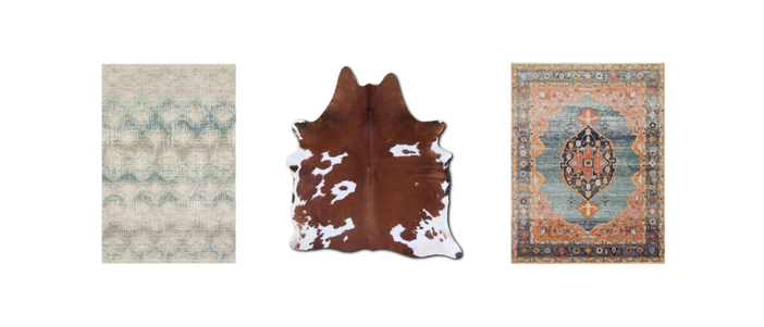 Side-by-side of a variety of carpet options.