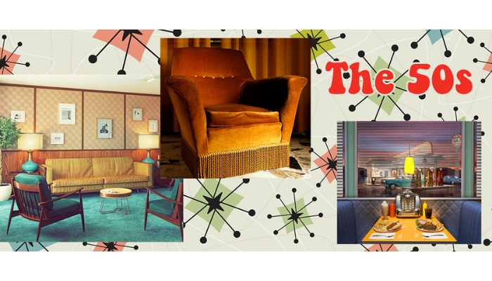 50s header with a collage of era-inspired pictures
