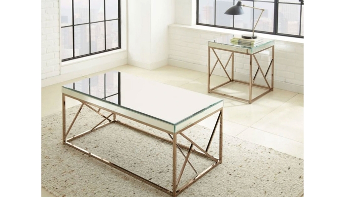 00s-inspired living room table set