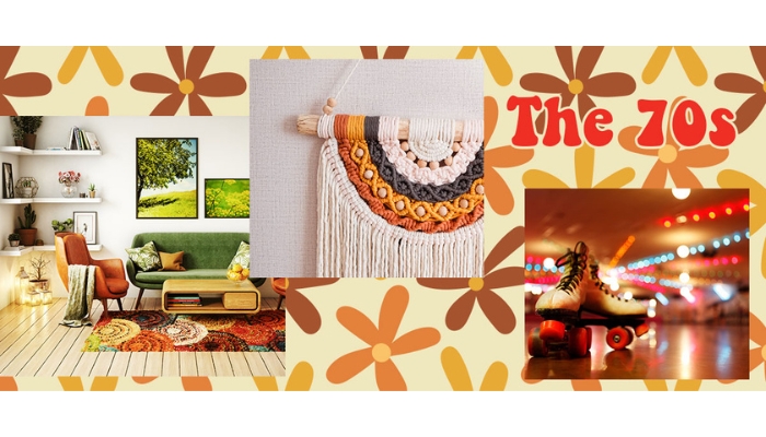70s header with collage of era-inspired pictures