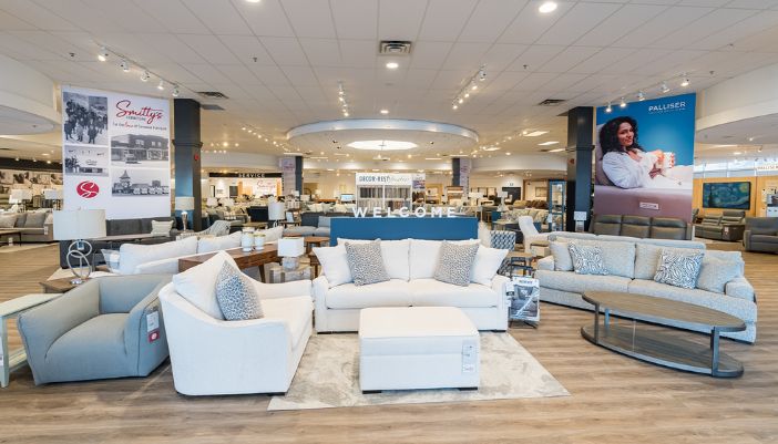 entry of furniture showroom