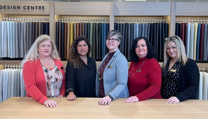 A team photo from Smitty's Furniture