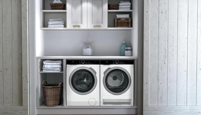 A pair of Energy Star Qualified laundry appliances