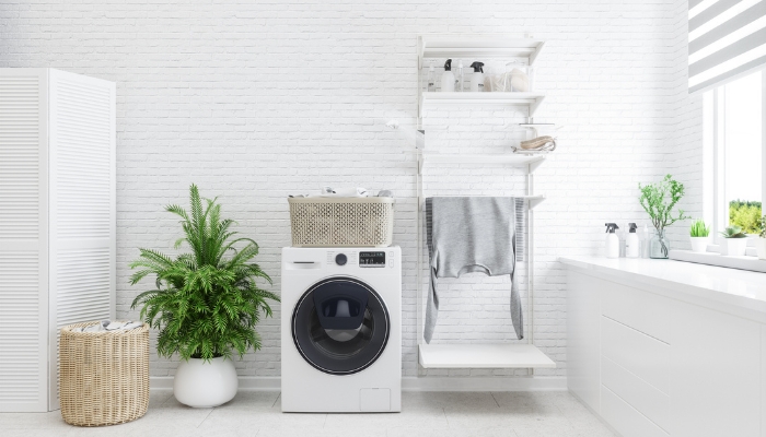 Washer dryer combo in compact space