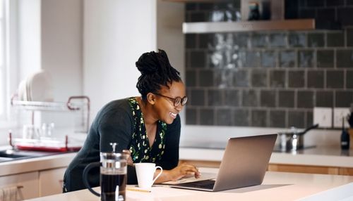 Woman Browsing Online Store