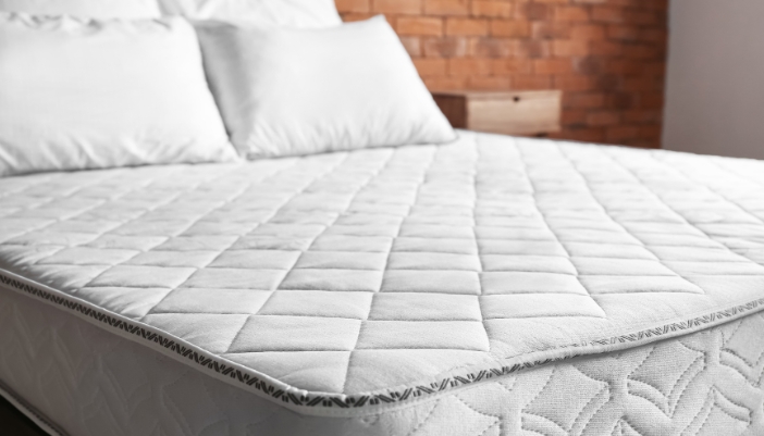 clean mattress in bedroom