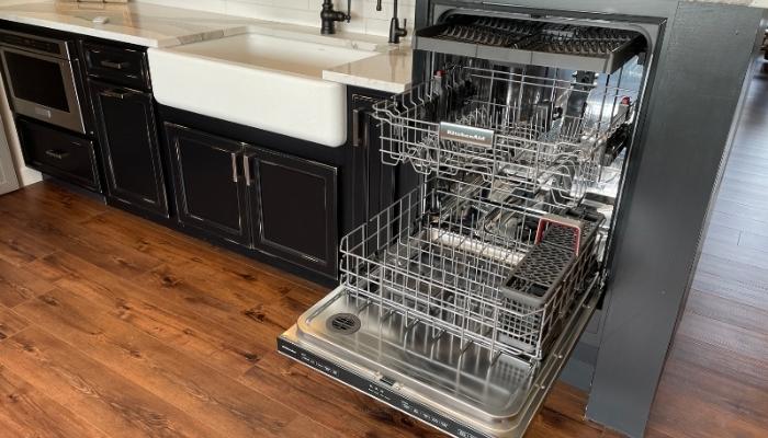 raised dishwasher
