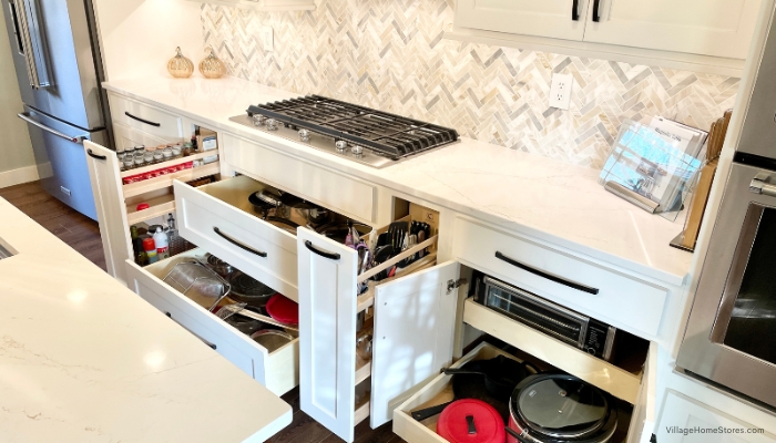 Kitchen organizations cabinets