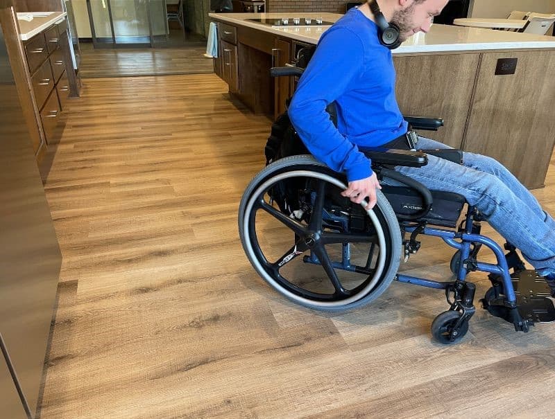 Pentz Engineered Floors commercial grade vinyl plank flooring in St. Thomas finish