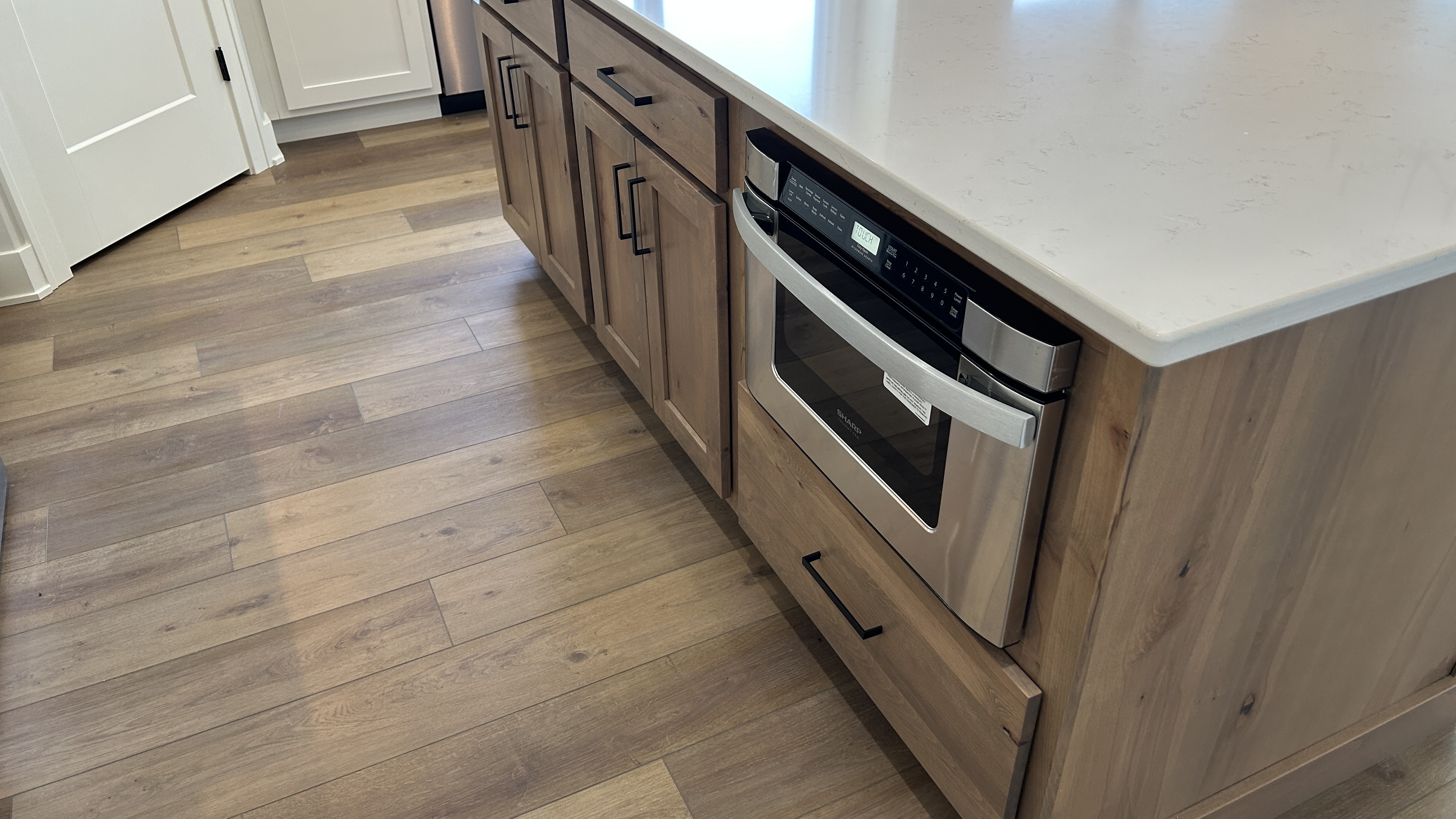 rustic beech kitchen island cabinet