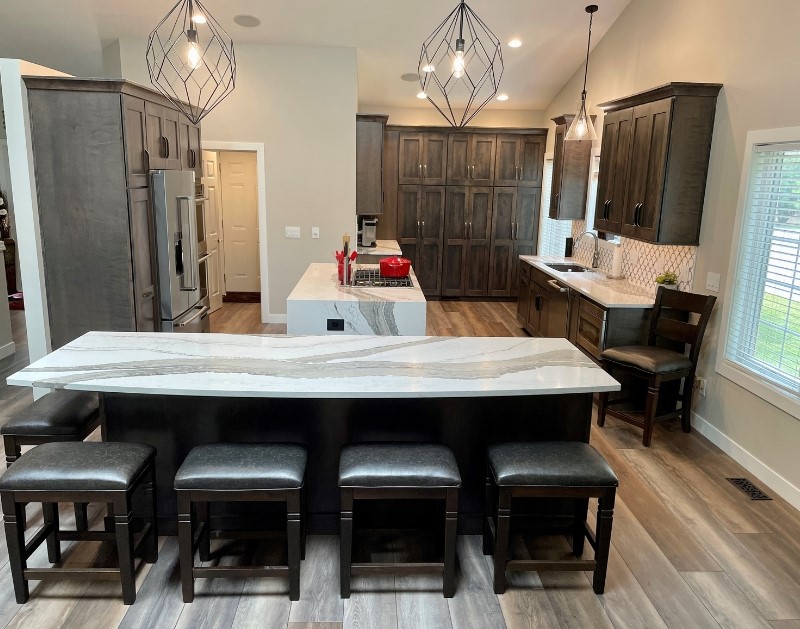 two island kitchen design 