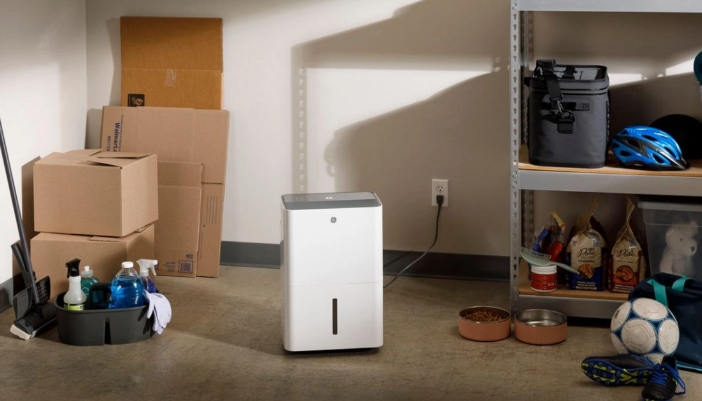dehumidifier sitting in room
