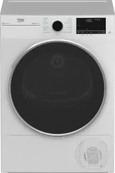 Front view of the Beko HPD24414W dryer 