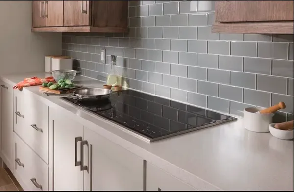 The Wolf CE365T/S electric cooktop featured in a kitchen 