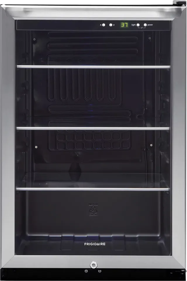 Front view of Frigidaire FFBC4622QS beverage center 