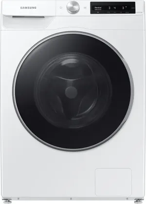 Front view of Samsung WW25B6900AW front load washer 