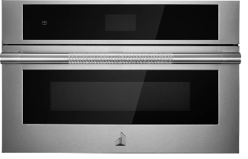  Front view of the JennAir JMC2430LL speed oven 