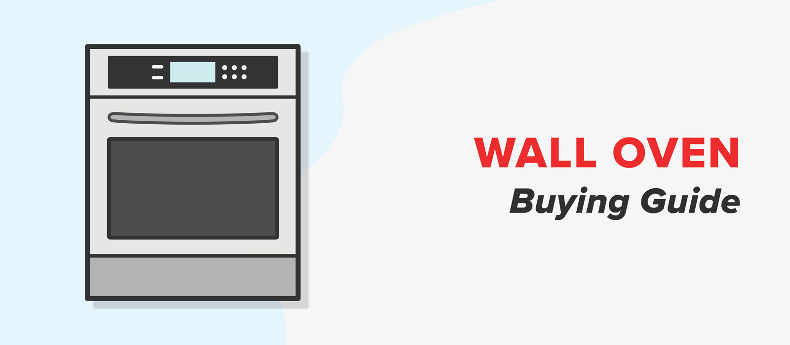 Graphic of wall oven with descriptive text 