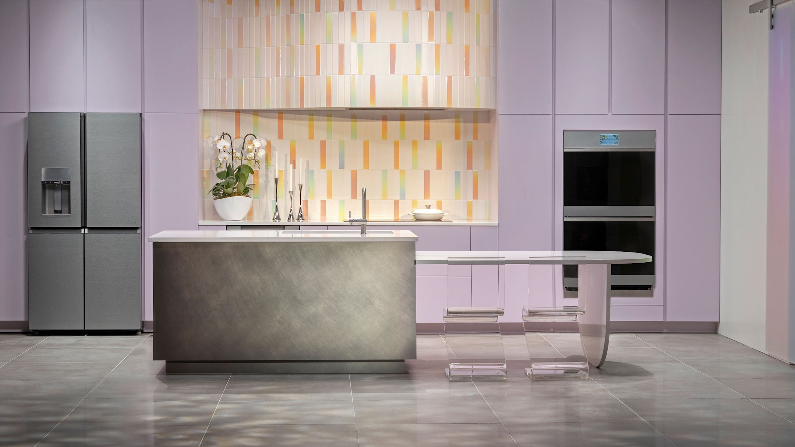 mindful escapism kitchen vignette with café kitchen appliances at kbis virtual experience
