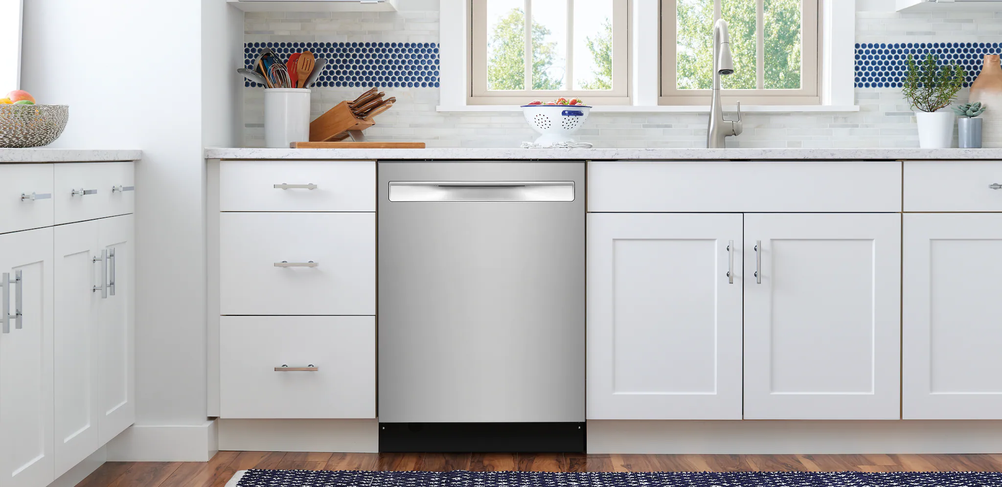 Frigidaire Gallery FGIP2479SF dishwasher in a kitchen 