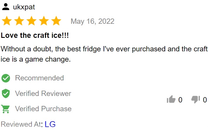 Product review of LG LRFXC2416S French door refrigerator 