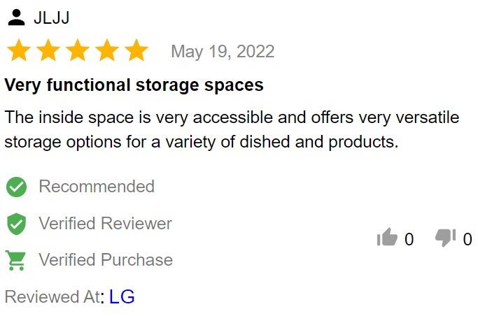 Product review of LG LRFXC2416S French door refrigerator 