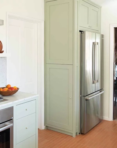 Bosch 800 Series refrigerator featured in the Teri Fisher ranch-style kitchen update
