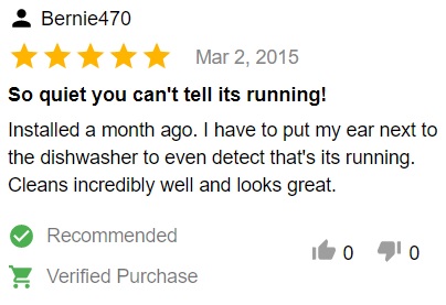 Grand customer review.