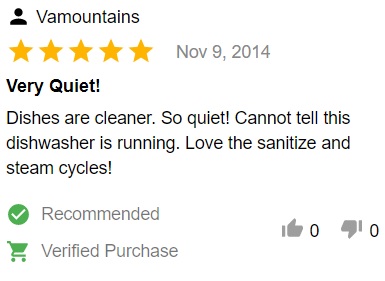 Grand customer review.
