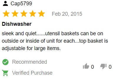 Grand customer review.
