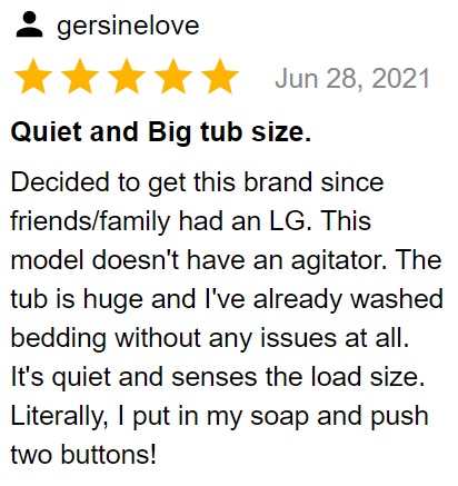 Grand customer review.