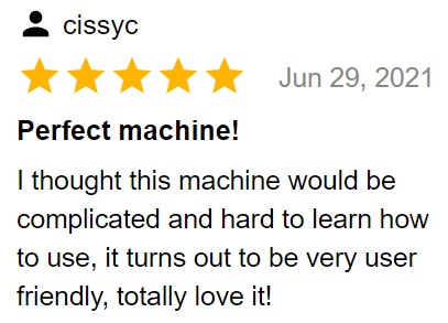 Grand customer review.