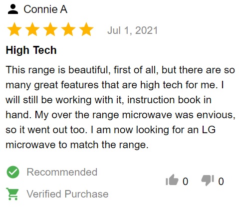 Grand customer review.