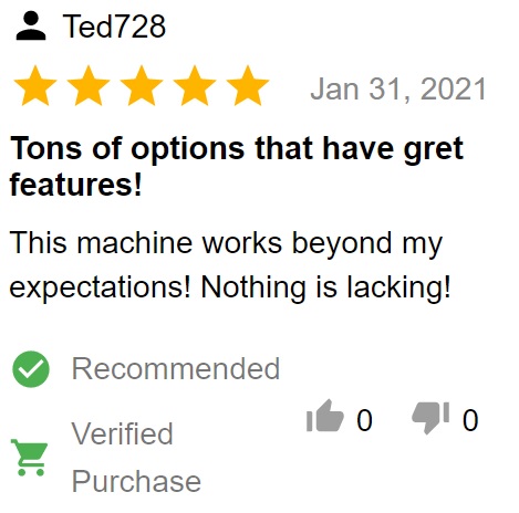 product review of lg WT7900HBA top load washer