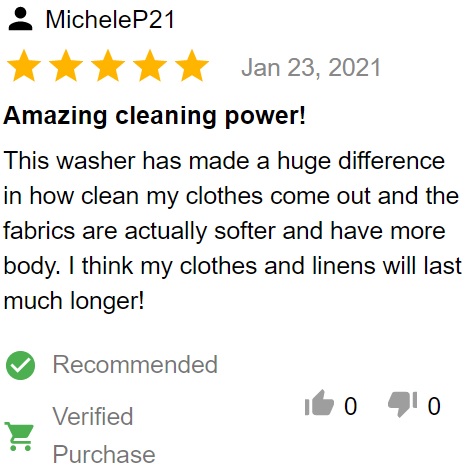 electrolux EFLS527UIW washer customer review