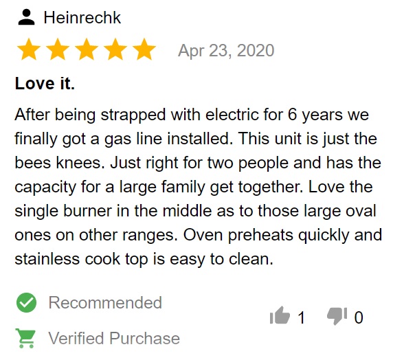 Buyer review of KitchenAid KFGG500ESS gas range 