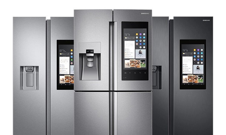 custom graphic of samsung touchscreen french door refrigerators