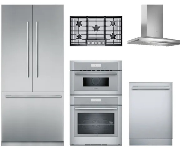 Five-piece Thermador kitchen suite