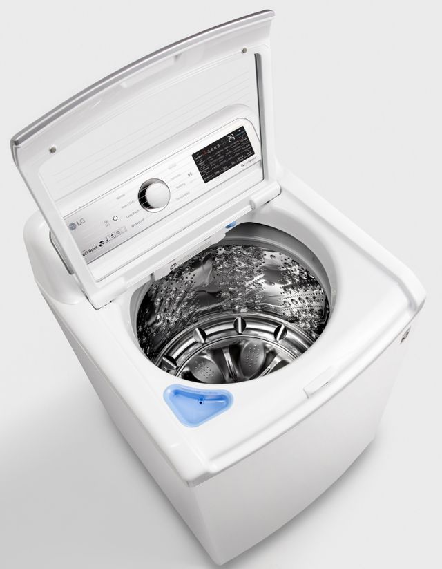 Inside of brand new washer.