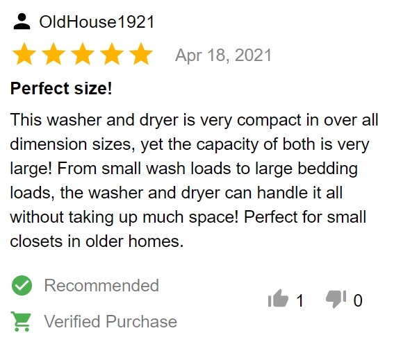 Buyer review of LG WKEX200HBA WashTower