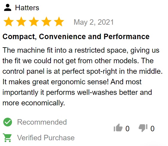 Buyer review of LG WKEX200HBA WashTower