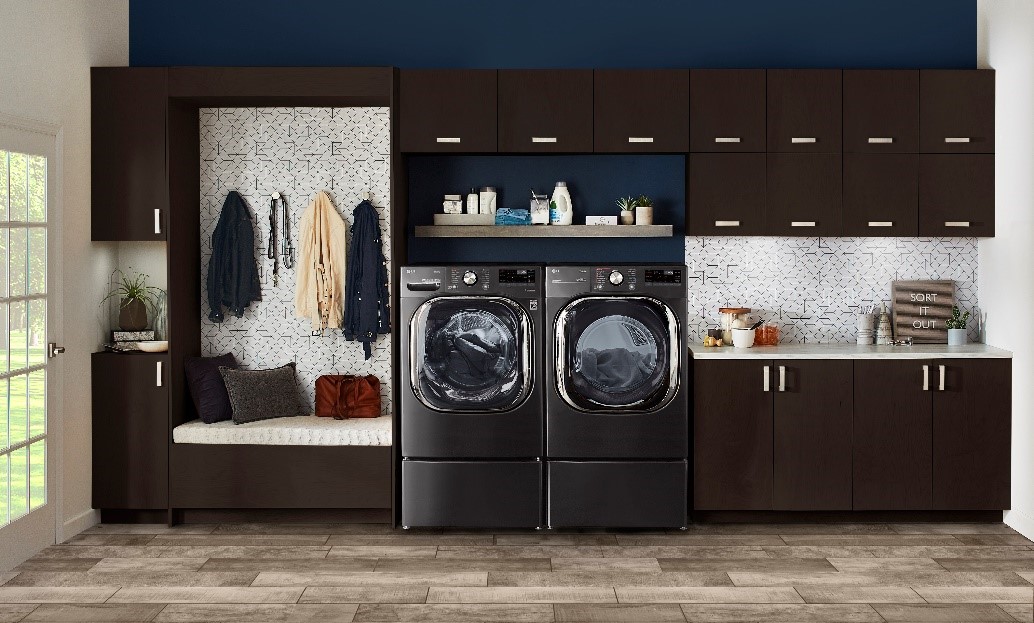 LG WM4500HBA washer with matching dryer