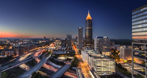 Nighttime Photo of Atlanta