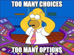 A meme of Homer Simpson at a control board